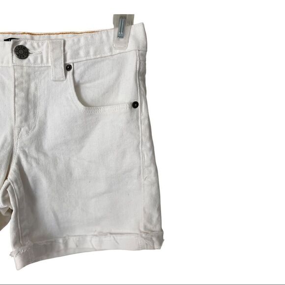 #160 J CREW stretch white jeans shorts - Picture 5 of 8